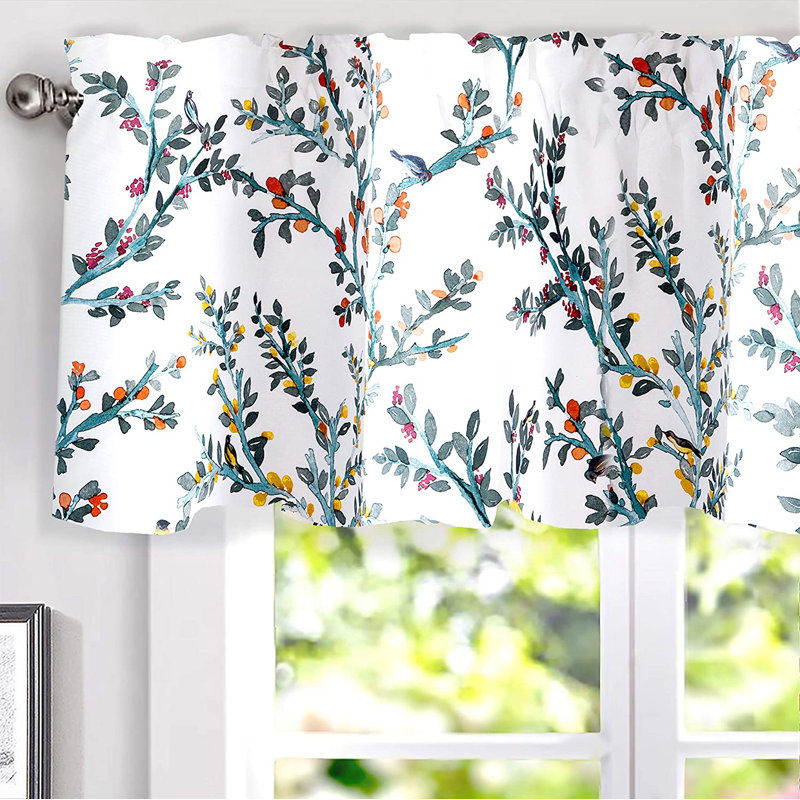 Atsunori Floral Tailored Window Valance