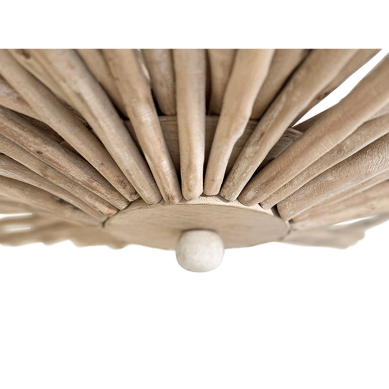 Rio 1 - Light Flush Mounted Sconce, 24" H x 24" W x 8" D