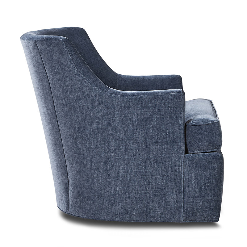 Norris Swivel Armchair, Asphalt