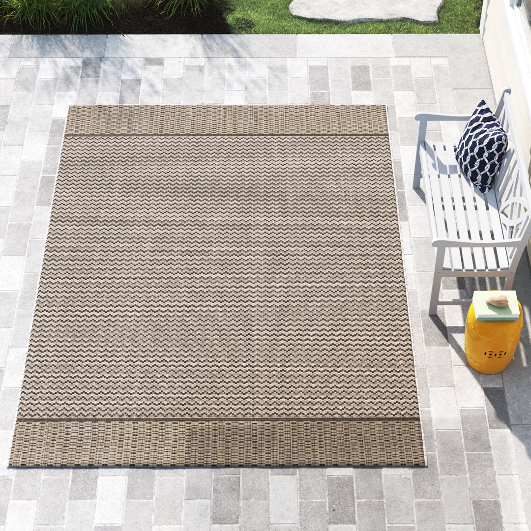 Shanklin Chevron Indoor / Outdoor Rug Beachcrest Home™ Rug 