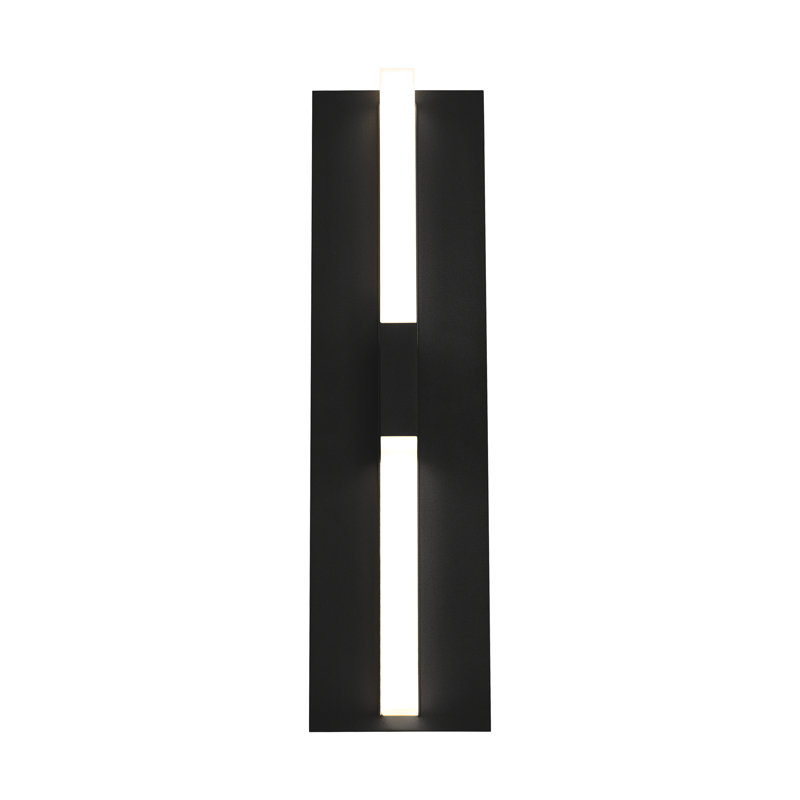 Lyft LED Outdoor Armed Sconce, 18.5" H x 5" W x 5" D, Black