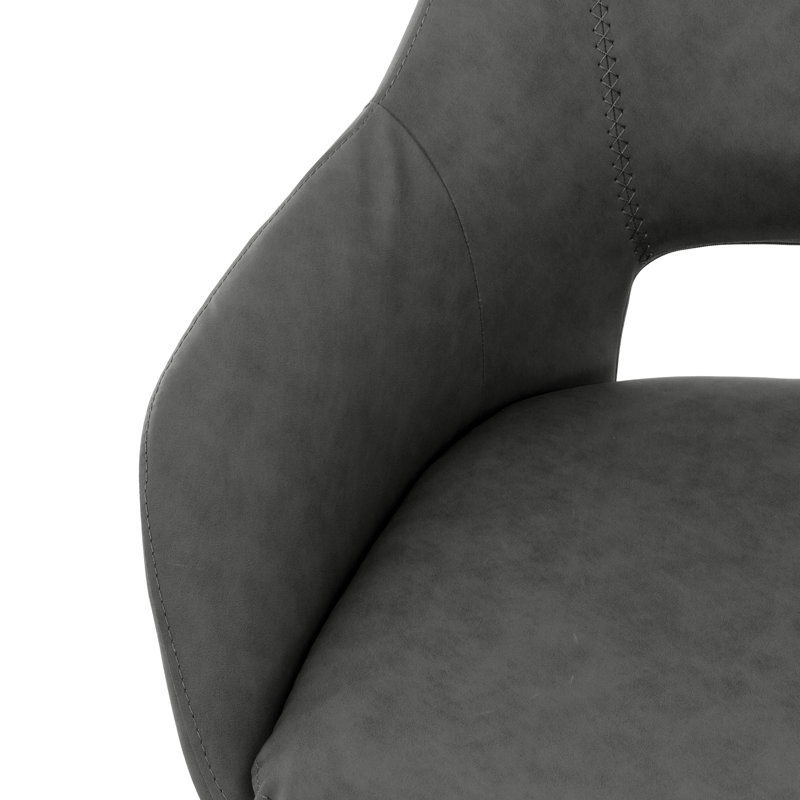 Fauteuil à oreilles Detroit, gris