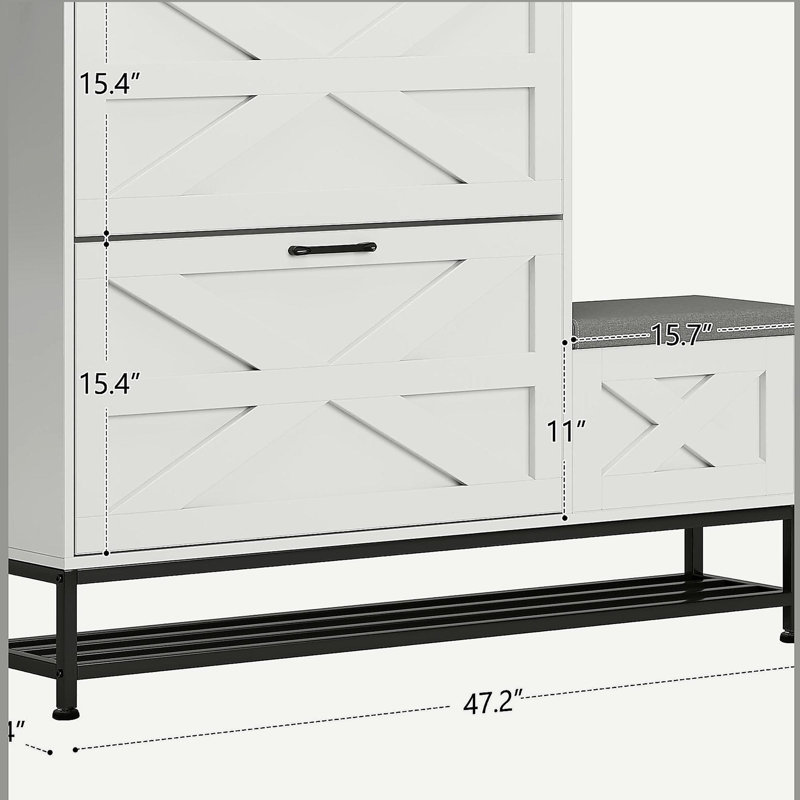 Armoire à chaussures grande capacité