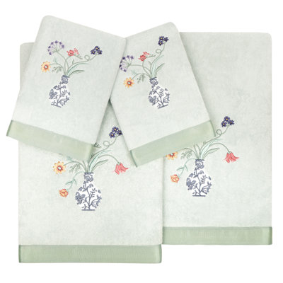 4 Piece Turkish Cotton Towel Set