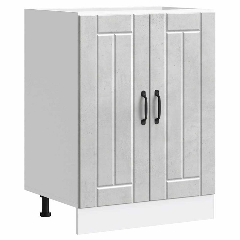 Shamisha Sink Base Cabinet, Concrete Grey