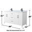 Meuble-lavabo double avec plateau en marbre Elan-99460084-99460085-124985084
