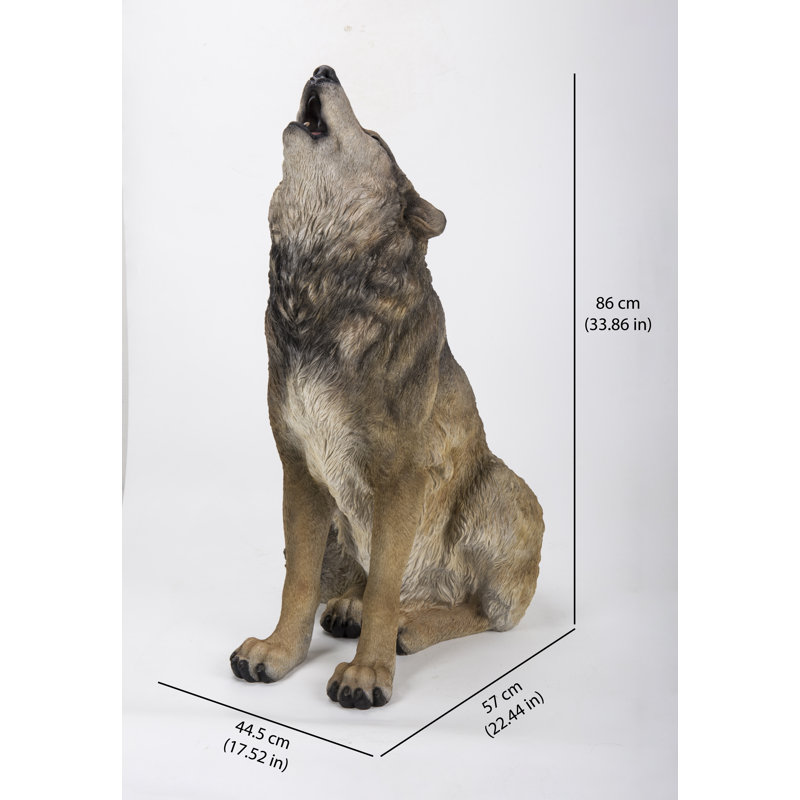 GRANDE STATUE LOUP