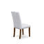 L'ensemble de salle à manger 9 pièces comprend une table de salle à manger rectangulaire extensible, 7 chaises de salle à manger et 1 banc moderne, noyer antique-63879480-63879483-64780395