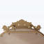 Miroir arqué 58 x 24 pouces avec applique sculptée rétro-117805305