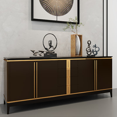 Simple Modern Sideboard Cabinet Home Locker by Vivid Space Creation