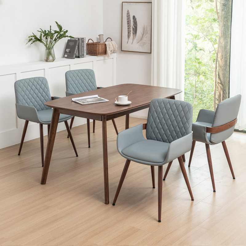 Malvino Upholstered Dining Chair, Blue