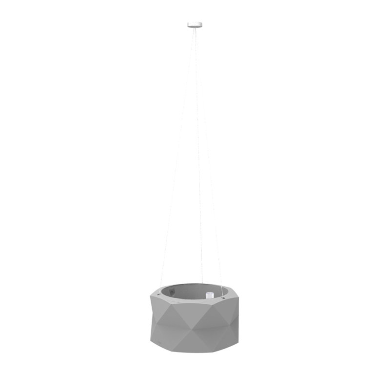 Marquis Resin Hanging Planter, Steel