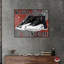 «Guts And Glory Sneakers», impression de citations sur toile par Notoriart-104453811-104453819