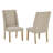 Rustic Round Faux Marble Dining Set