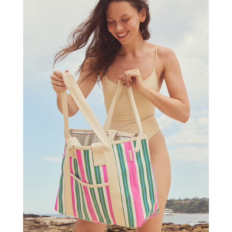 Nylon recyclé: sac fourre-tout - vert ruppie maritime
