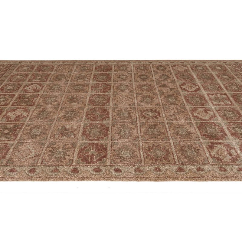 Tapis d'intérieur en laine touffeté à la main Esther, Rectangulaire 3 pi x 5 pi