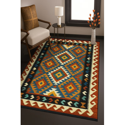 Tapis beige tissé traditionnel Mosso