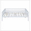 Wood Daybed with Trundle and Fence Guardrails-1171555869-1171555870