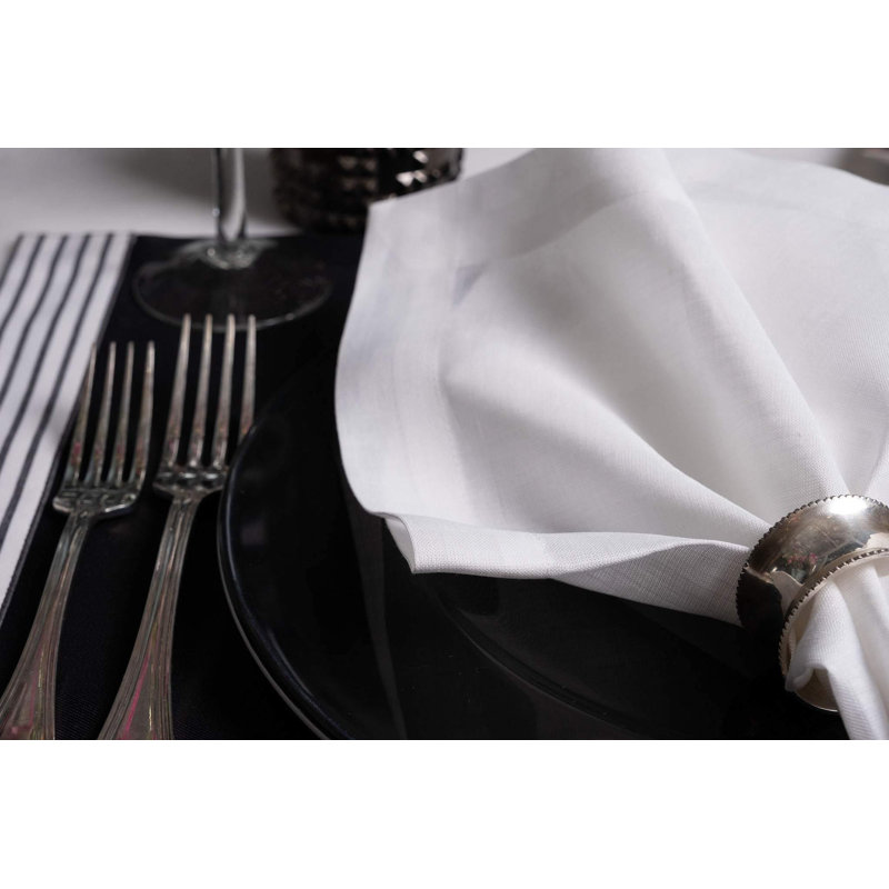 Cotton, Polyester Striped Rectangle Placemat