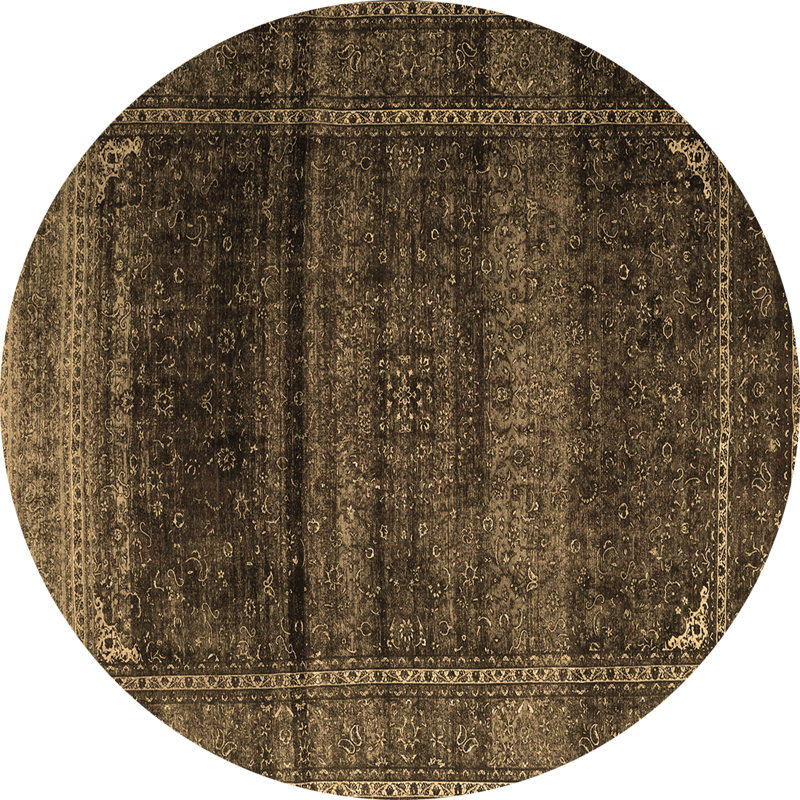 Hadewig Oriental Indoor Rug, Round 8'