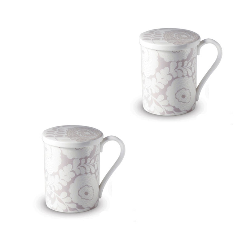 Tasse à café Ciel Vert, Rose clair / blanc