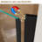 Semi-Frameless  Bi-Fold Glass Shower Door with Tempered Glass and Reversible Installation-106893268-124845627