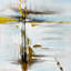 Sanctuary Serene Retreat Abstract Oil Painting