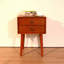 Table de chevet avec 2 tiroirs, petite table d'appoint avec rangement-910839133