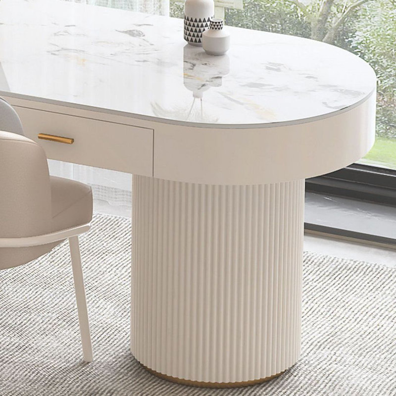 Bureau moderne et simple, H 29,53 po x l 55,12 po x P 27,56 po, Retour à gauche