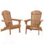 Ensemble de 2 chaises Adirondack pliantes pour l'extérieur, chaise de patio-99121481