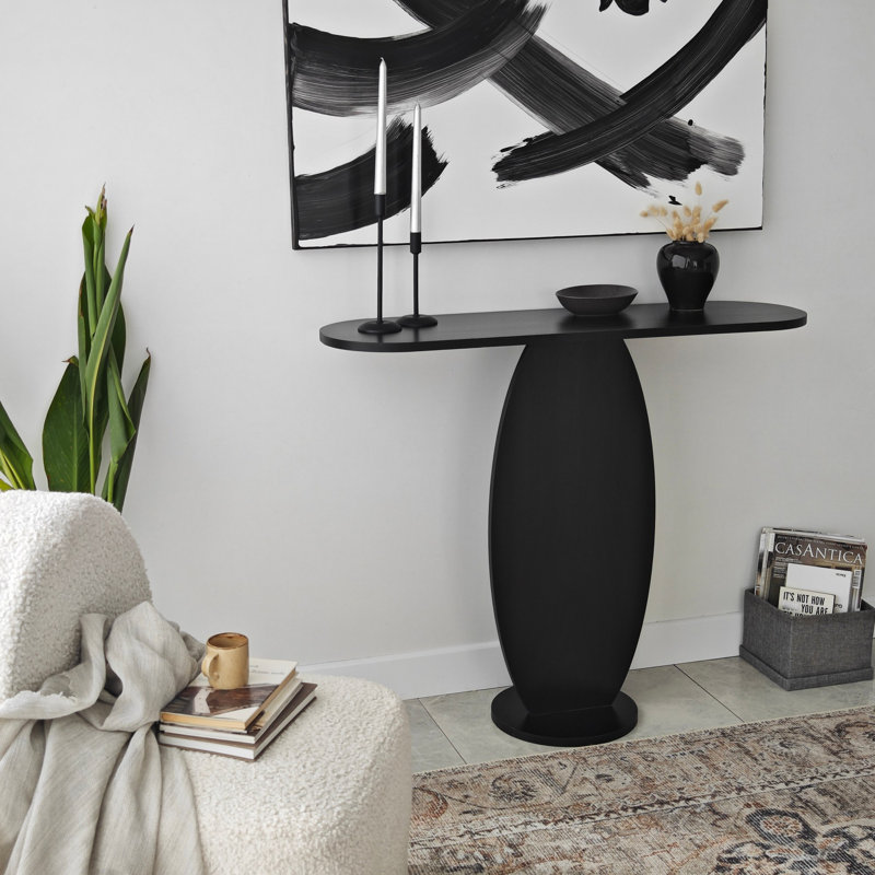 Oded 81 cm W Console Table, Anthracite