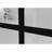 72" High Shower Screen, 34" Wide, Black, Tempered Glass, Robust Support 34x72" Door, Black Aluminum, Easy Setup