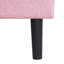 Grand lit en rose avec tête de lit tapissier en lin - Aucun sommier requis, processus d'assemblage simple, support de sommier à lattes de bois, ressort de plateforme de 600 lb, facile à supporter-1539177473-1539177476