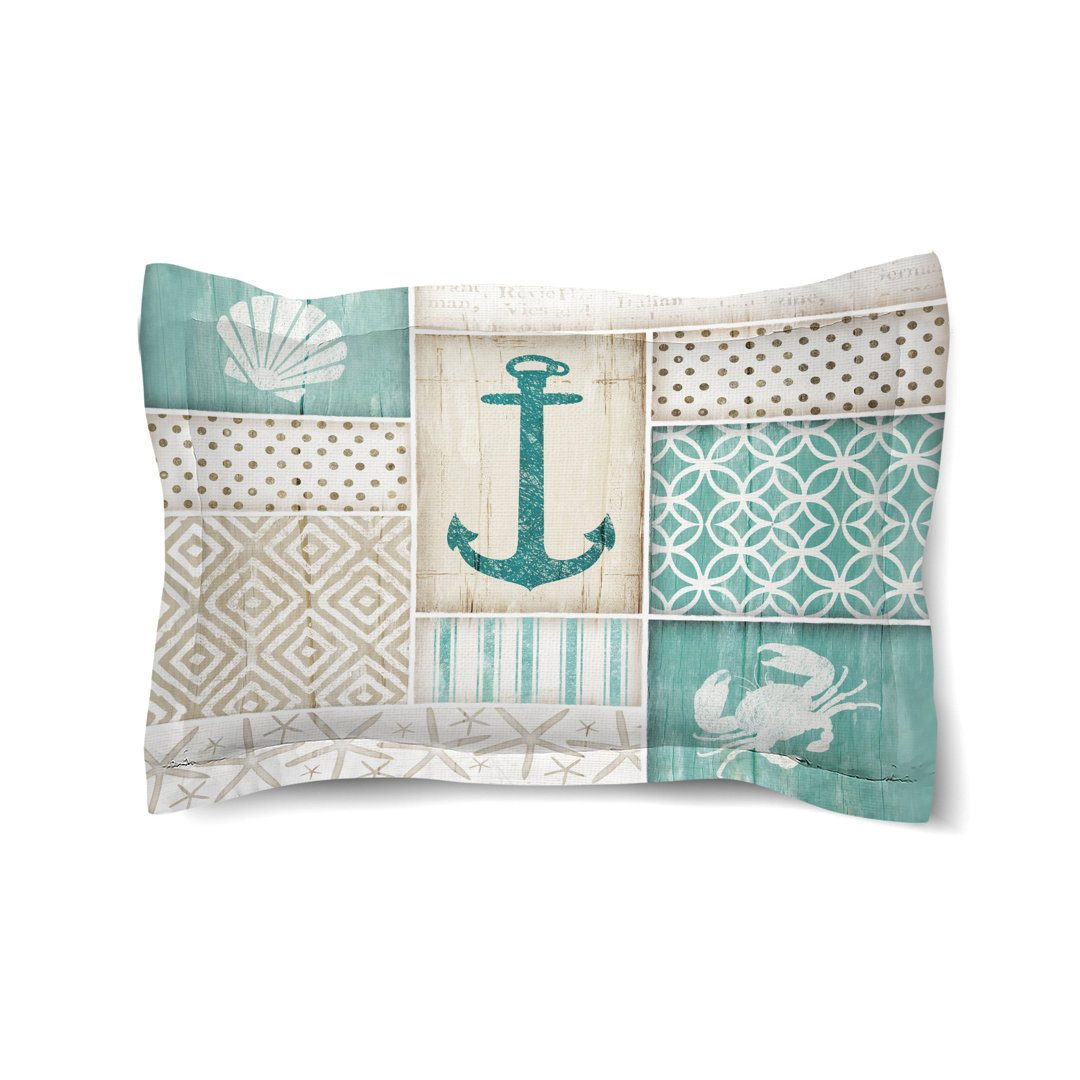 Coastal Retreat Cotton Pillow Sham Laural Home