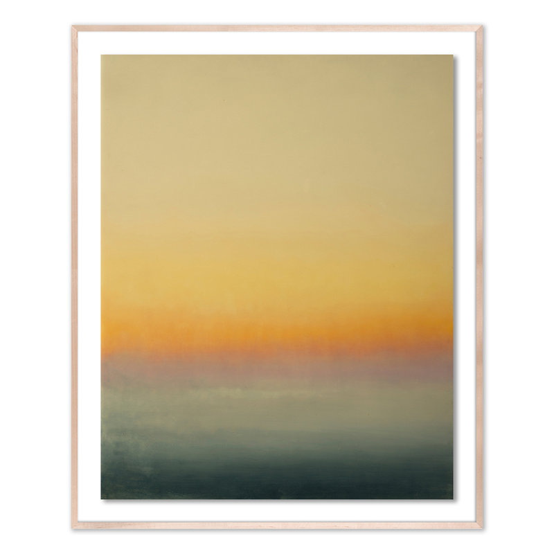 Risk Print by Ericka Wolf, Natural, 60" H x 49" W x 2.5" D