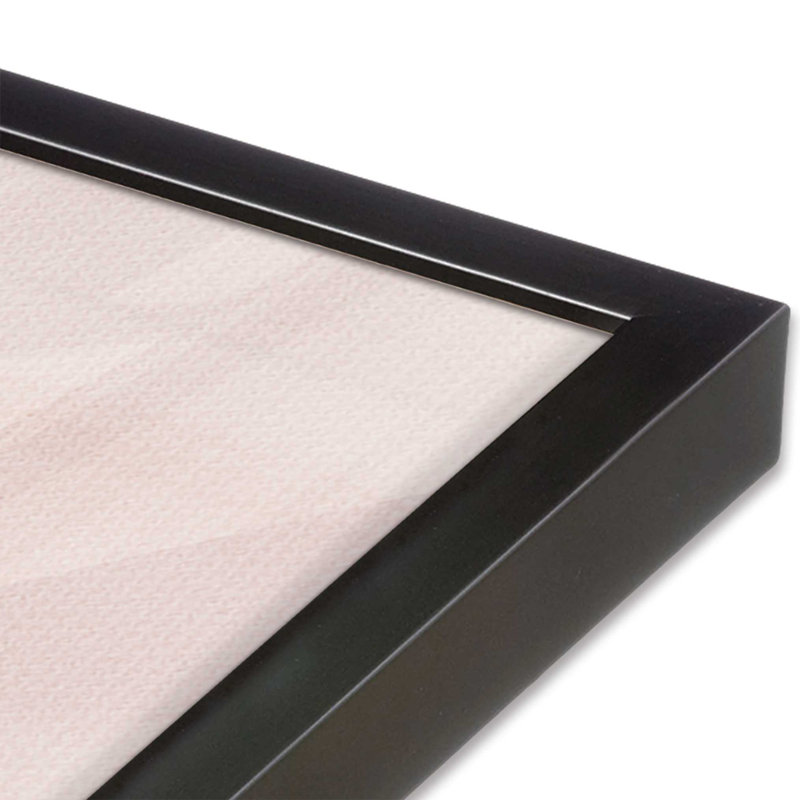 «Peach Tranquility II», reproduction, Cadre en zinc patiné, H 15,25 po x l 12,25 po