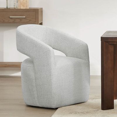 Chaises de salle à manger rembourrées avec roulettes cachées