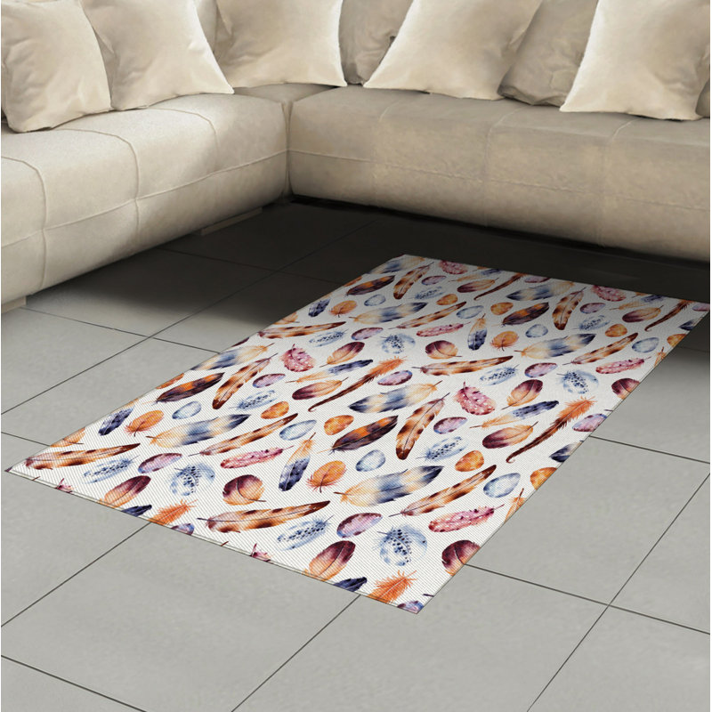 Vintage High Density Long Fiber Poly Threads Decorative Area Rug Carpet, Rectangle 4' x 5'8"