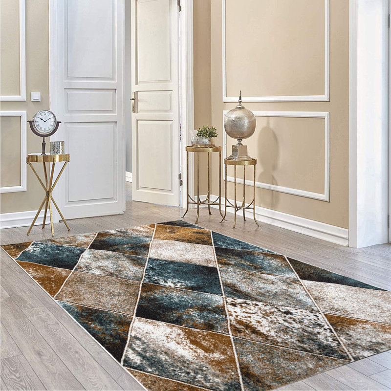 Chenel Geometric Area Rug, Rectangle 120 x 180cm