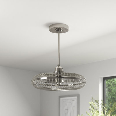 Truluck 26" LED Fandelier in Brass with Remote Control