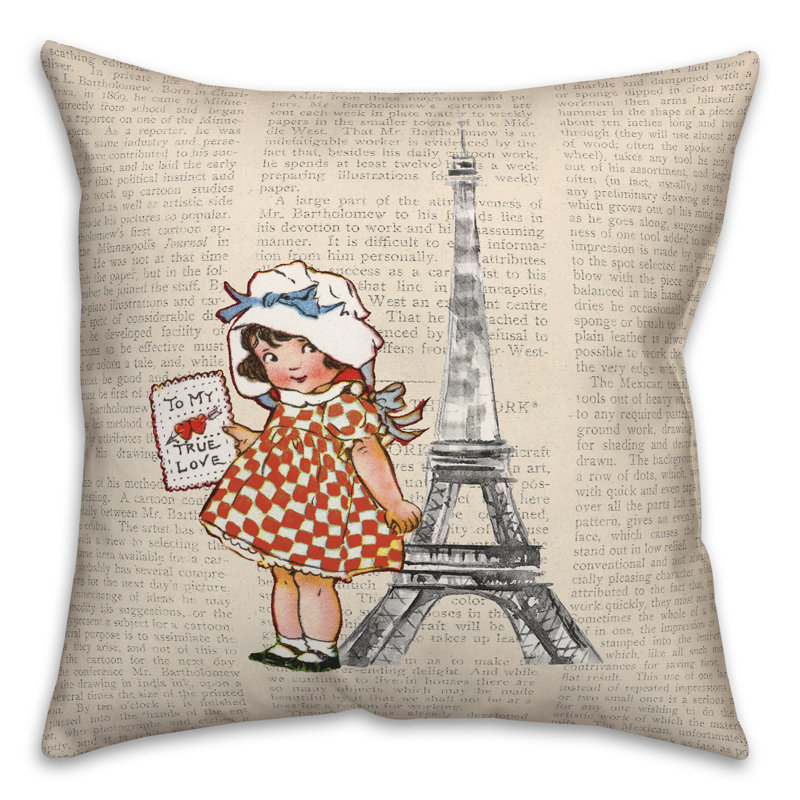 Coussin journal Paris
