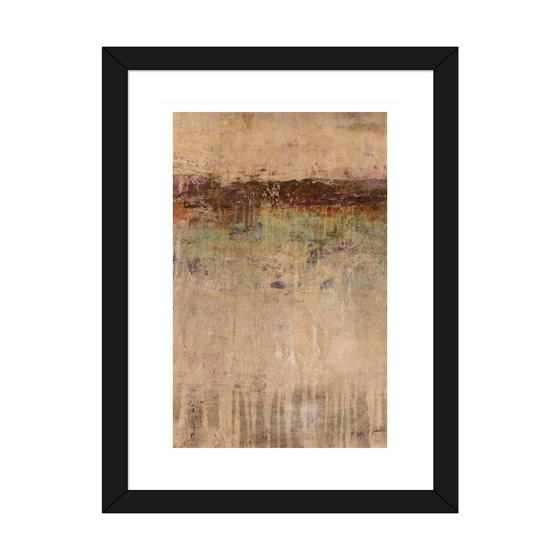 "Lointaines Spaces" par Julian Spencer, reproduction d’art, H 24 po x l 16 po x P 1 po, Papier encadré noir, Blanc