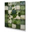Carreaux floraux verts botaniques IV - Décoration murale abstraite en carreaux-488731407-522504243