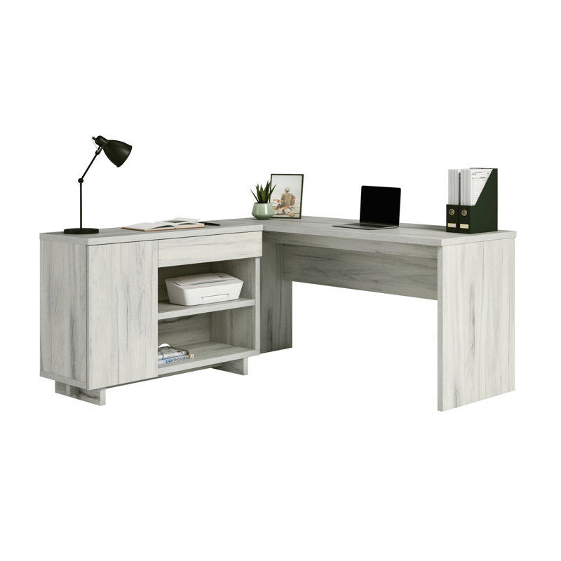 L-Shaped Credenza Desk