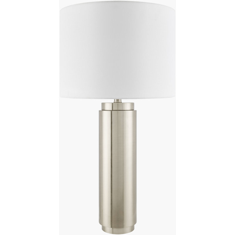 Lampe de table Barrar, Argent argent