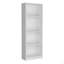 Ensemble de bibliothèque 3 pièces Durant, 67 po de largeur avec 13 tablettes, ensemble de salon blanc-852027763