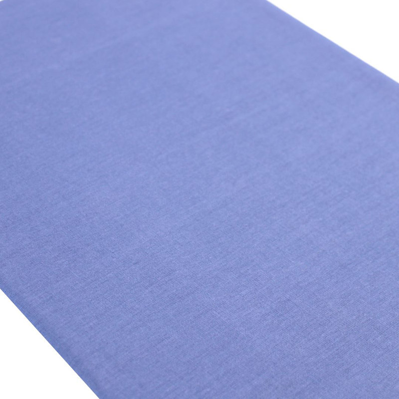 Rikesh Cotton Blend Standard Flat Sheet, Dark Blue