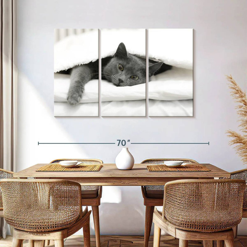 Chat paresseux, H 36 po x l 57 po