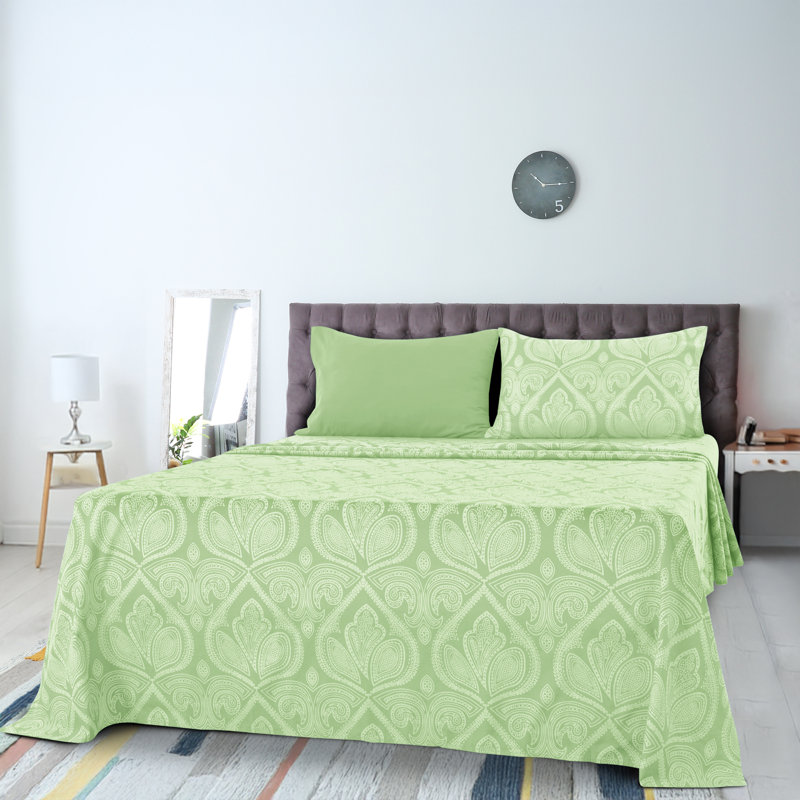 Ensemble de draps en microfibre Lux Hotel, ISE, Ensemble de draps pour taille de lit simple TG ave
