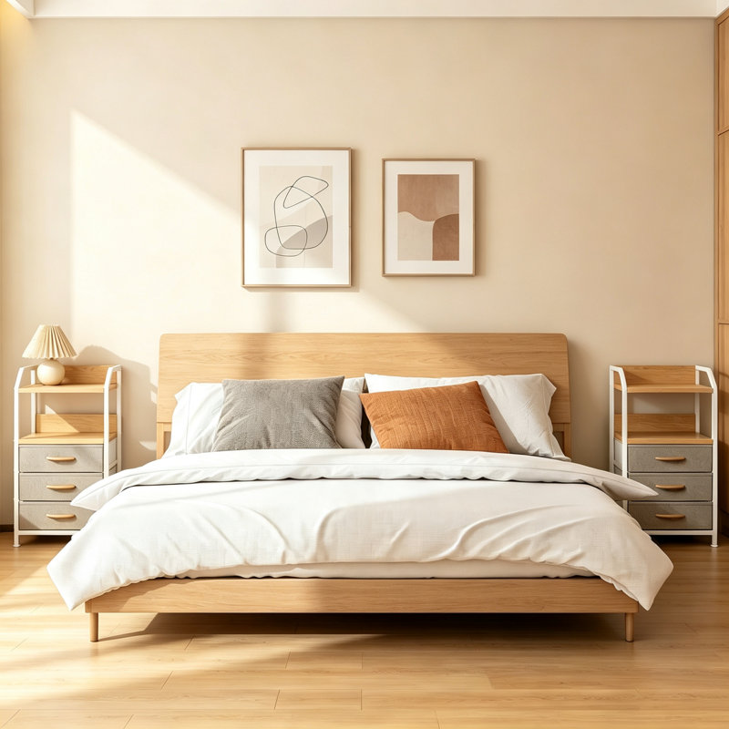 40 cm W Bedside Table